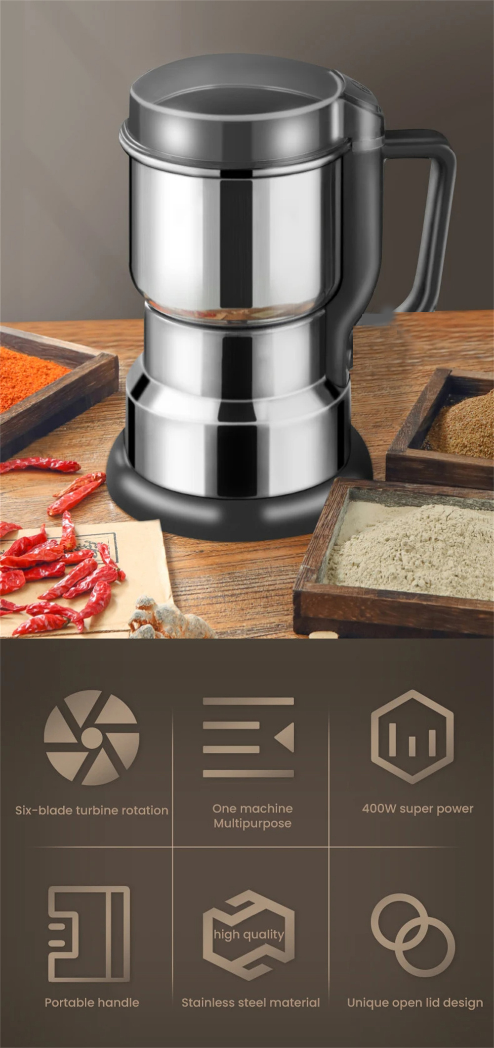 400W-Multifunctional-Electric-Coffee-Grinder-Adjustable-Grinding-Levels-Stainless-Steel-for-Coffee-B-2020275