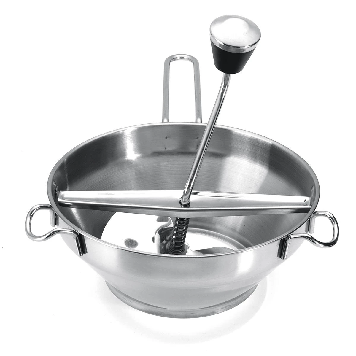 (image for) Stainless Steel Food Mill Metal Vegetable/Carrot/Tomato/Potato/Rice Mixer Maker Cutter